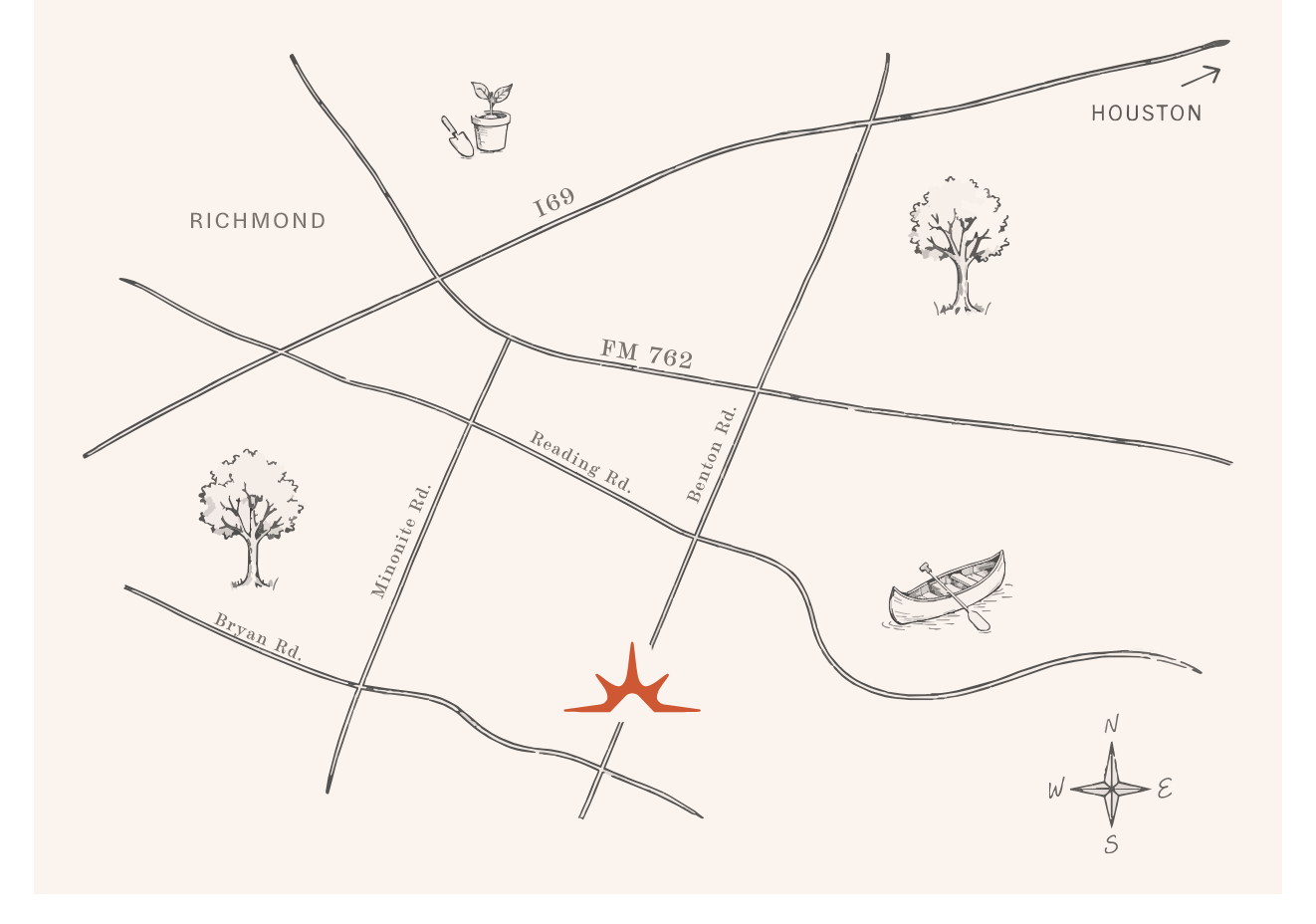 map of revera - living in Fort Bend County near Richmond